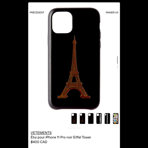 Designer VÊTEMENTS iPhone case - Picture 1 of 6